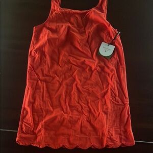 Kate Spade for Target Scarlet Sleeveless Linen Shift Dress